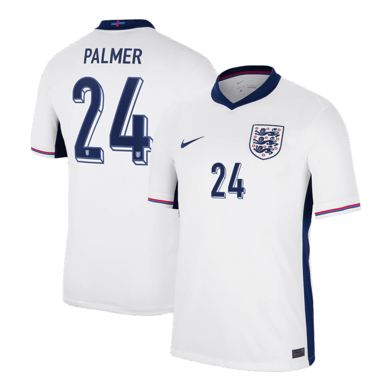 PALMER #24 England Home Soccer Jersey EURO 2024