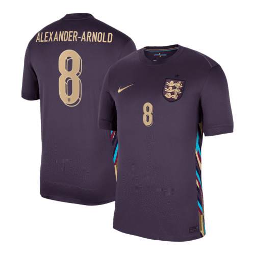 ALEXANDER-ARNOLD #8 England Away Soccer Jersey EURO 2024