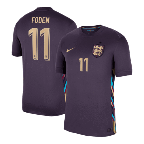 FODEN #11 England Away Soccer Jersey EURO 2024