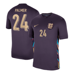PALMER #24 England Away Soccer Jersey EURO 2024