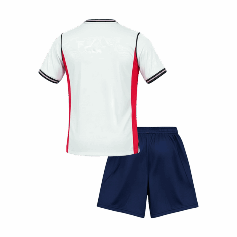 Kid's England Home Soccer Jersey Kit(Jersey+Shorts) World Cup 2026 White