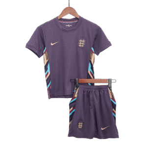 England Away Kids Soccer Jerseys Kit EURO 2024