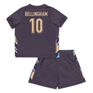 BELLINGHAM #10 England Away Kids Soccer Jerseys Kit EURO 2024