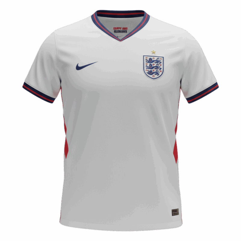 England Home Soccer Jersey World Cup 2026 White