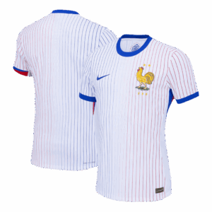 Men's Authentic France Away Soccer Jersey Shirt EURO 2024 - Player Version