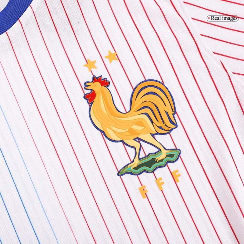 Men's Authentic France Away Soccer Jersey Shirt EURO 2024 - Player Version