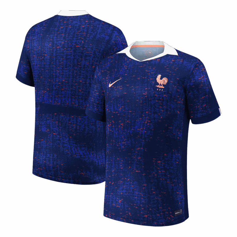 France Home Soccer Jersey Replica Women's Euro 2025