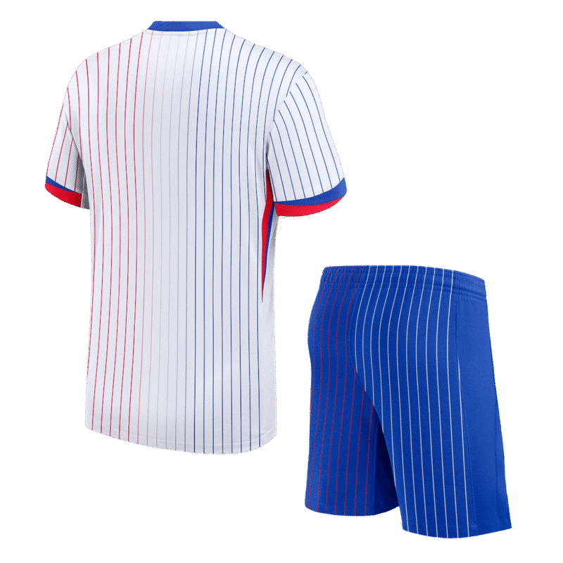 France Away Soccer Jersey Kit(Jersey+Shorts) Euro 2024