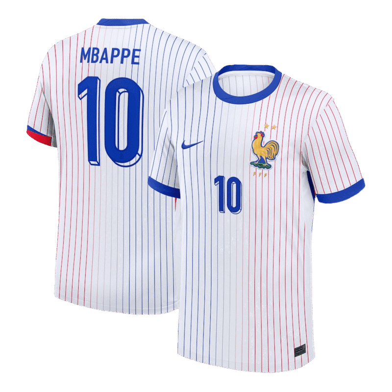 MBAPPE #10 France Away Soccer Jersey EURO 2024