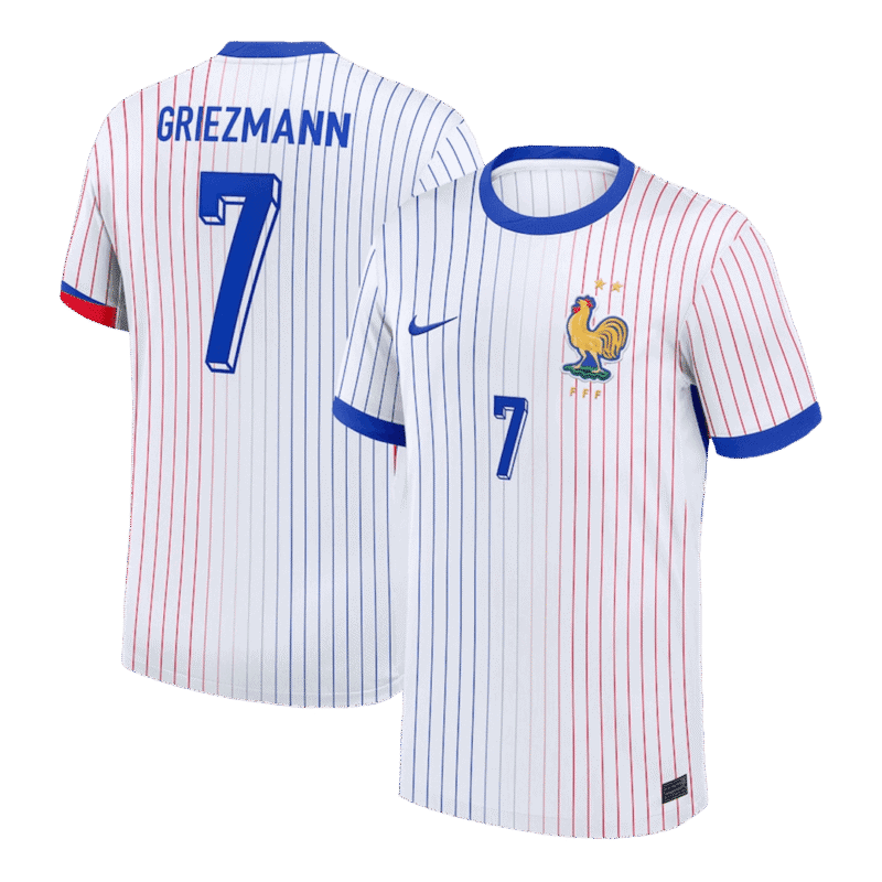 GRIEZMANN #7 France Away Soccer Jersey EURO 2024