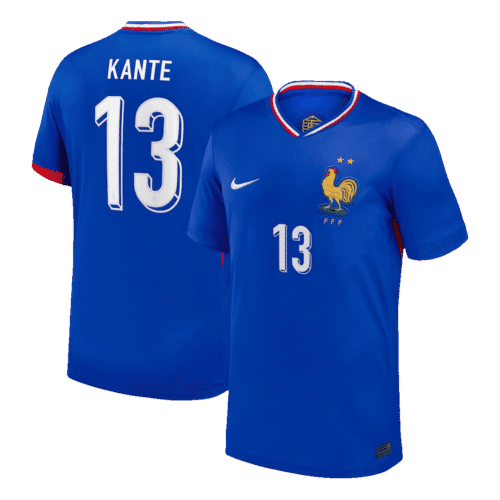 KANTE #13 France Home Soccer Jersey EURO 2024