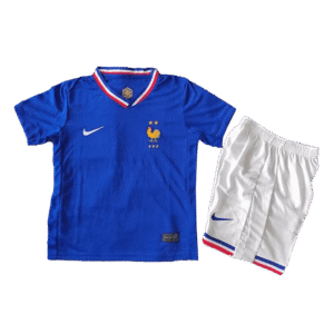 France Home Kids Soccer Jerseys Full Kit EURO 2024