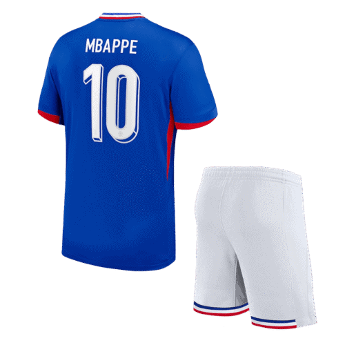 MBAPPE #10 France Home Kids Soccer Jerseys Kit EURO 2024