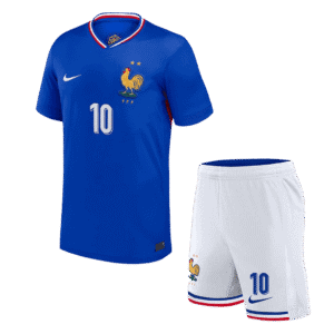 MBAPPE #10 France Home Kids Soccer Jerseys Kit EURO 2024