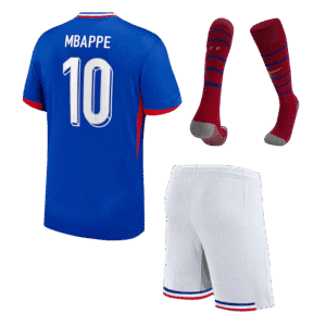 MBAPPE #10 France Home Kids Soccer Jerseys Full Kit EURO 2024
