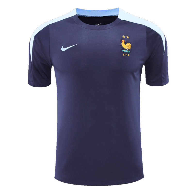 France Pre-Match Soccer Jersey EURO 2024 Navy