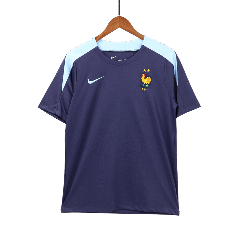 France Pre-Match Soccer Jersey EURO 2024 Navy