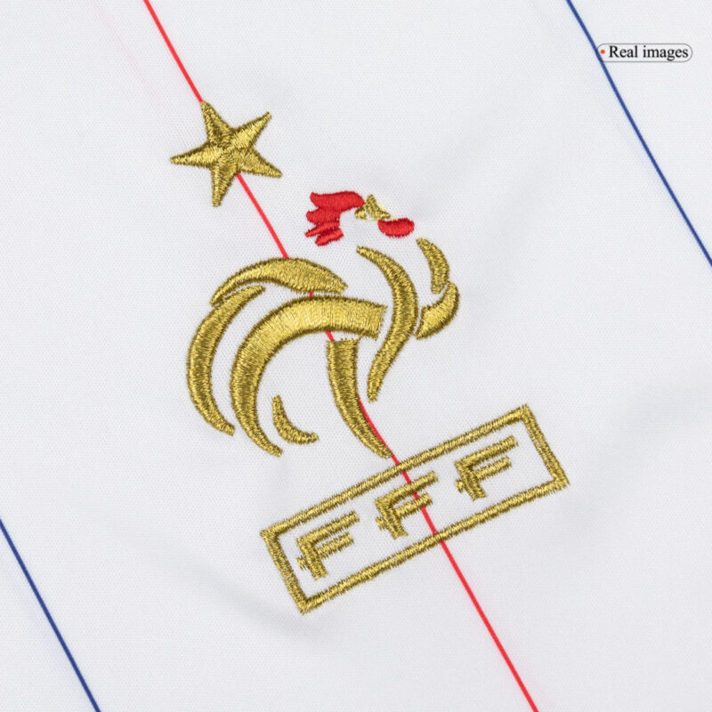 France Away Soccer Jersey Retro 2010