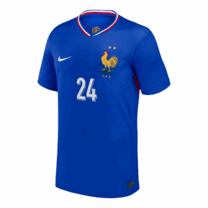 DOUE #24 France Euro Home Soccer Jersey 2024 Blue