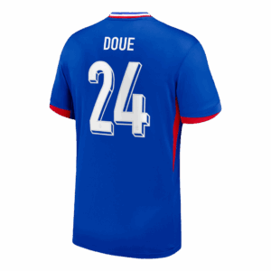 DOUE #24 France Euro Home Soccer Jersey 2024 Blue