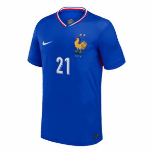 L.Hernandez #21 France Euro Home Soccer Jersey 2024 Blue