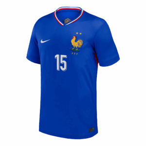 611757_2 KONATE #15 France Euro Home Soccer Jersey 2024 Blue
