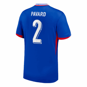 611889_3 PAVARD #2 France Euro Home Soccer Jersey 2024 Blue