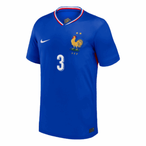 MENDY #3 France Euro Home Soccer Jersey 2024 Blue