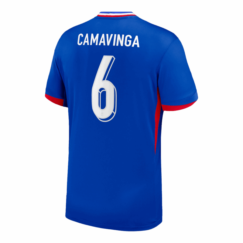 CAMAVINGA #6 France Euro Home Soccer Jersey 2024 Blue