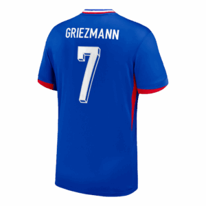 GRIEZMANN #7 France Euro Home Soccer Jersey 2024 Blue