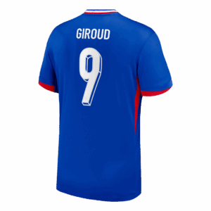 GIROUD #9 France Euro Home Soccer Jersey 2024 Blue