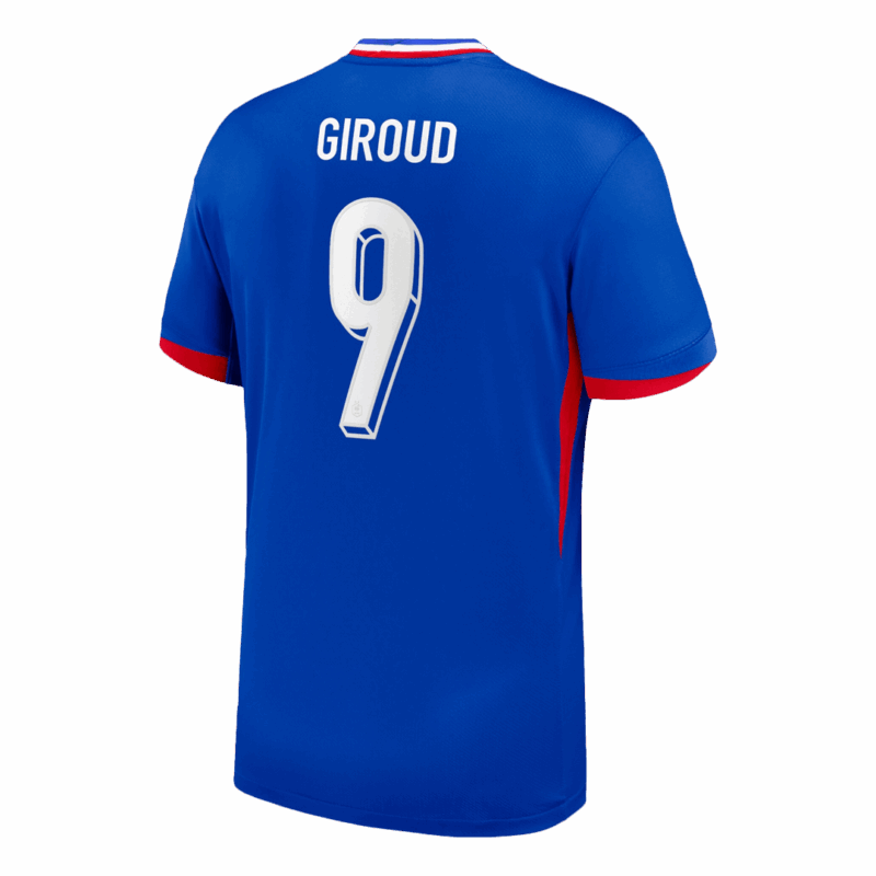 GIROUD #9 France Euro Home Soccer Jersey 2024 Blue