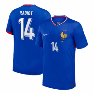 RABIOT #14 France Euro Home Soccer Jersey 2024 Blue