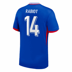 RABIOT #14 France Euro Home Soccer Jersey 2024 Blue