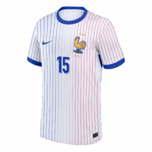 KONATE #15 France Euro Away Soccer Jersey 2024 White