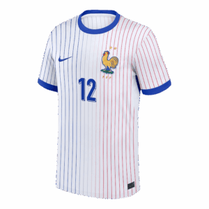 KOLO MUANI#12 France Euro Away Soccer Jersey 2024 White