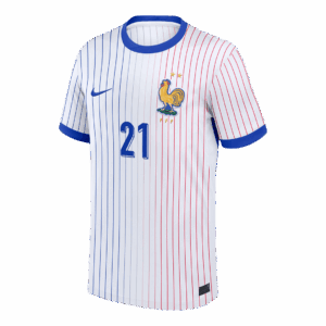 L.HERNANDEZ #21 France Euro Away Soccer Jersey 2024 White