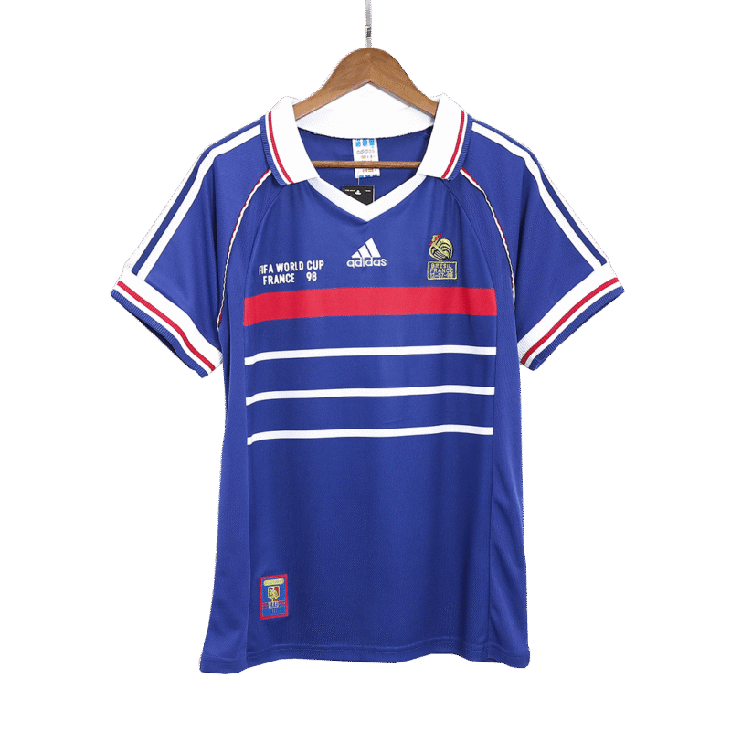 Vintage Soccer Jersey France Home 1998