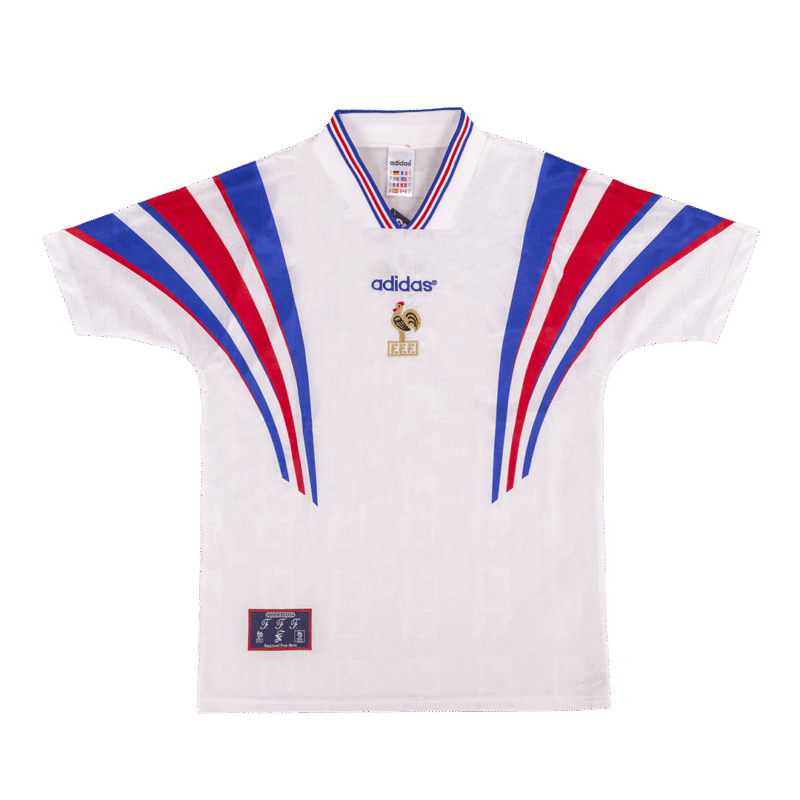Vintage Soccer Jersey France Away 1996