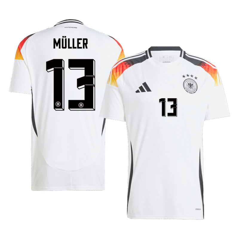 MÜLLER #13 Germany Home Soccer Jersey EURO 2024