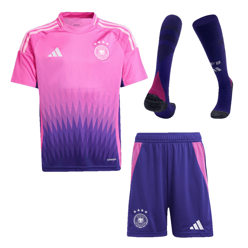 Germany Away Kids Soccer Jerseys Full Kit EURO 2024