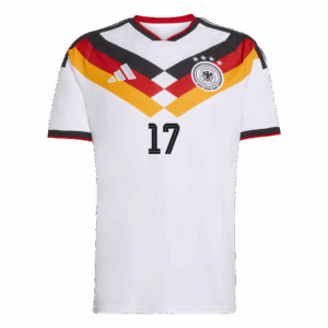 WIRTZ #17 Germany Home Soccer Jersey World Cup 2026 White