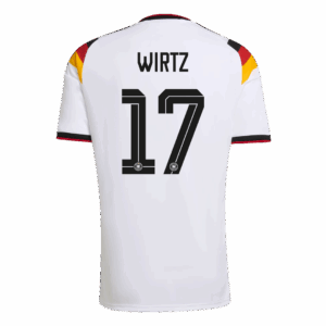 WIRTZ #17 Germany Home Soccer Jersey World Cup 2026 White