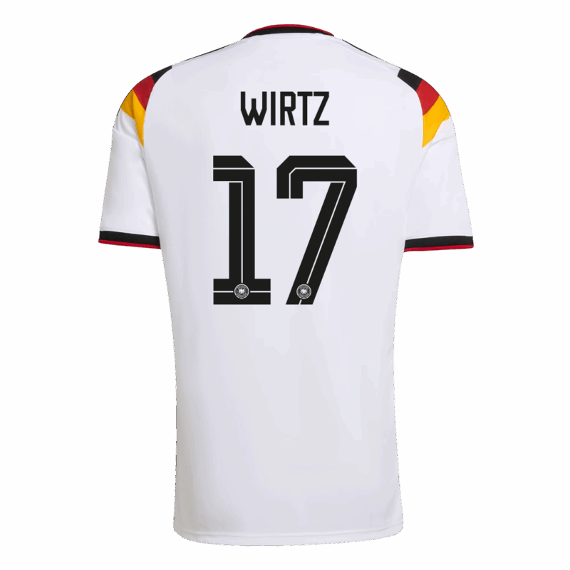 WIRTZ #17 Germany Home Soccer Jersey World Cup 2026 White