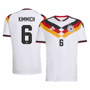KIMMICH #6 Germany Home Soccer Jersey World Cup 2026 White