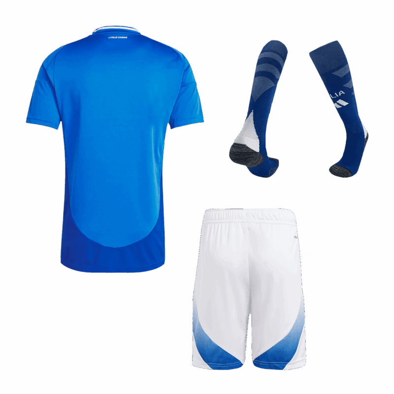 Premium Quality Men's Italy Home Soccer Jersey Whole Kit (Jersey+Shorts+Socks) Euro 2024