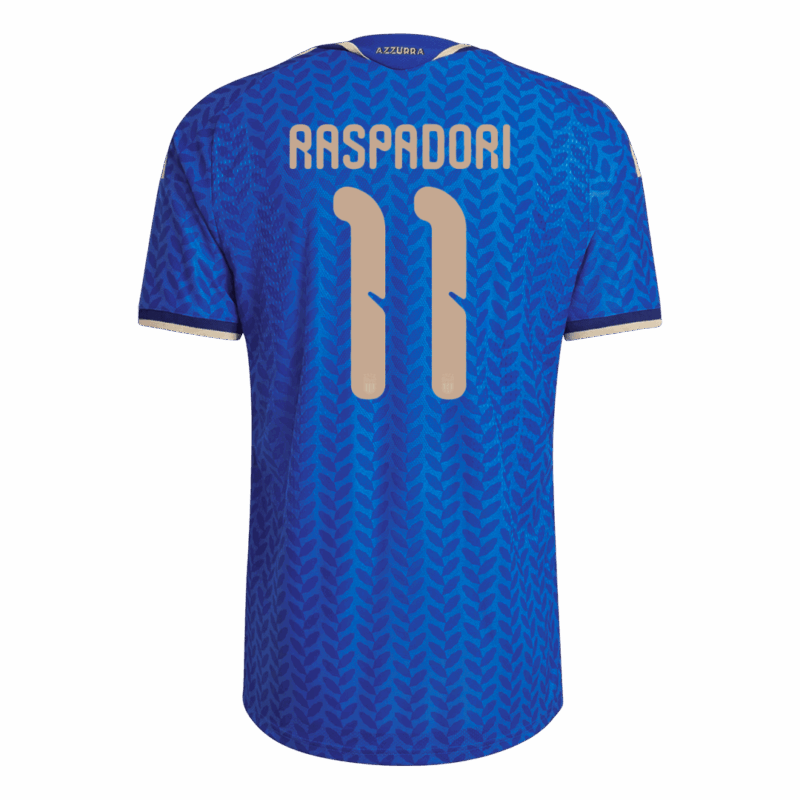 622586_3 Italy RASPADORI #11 Home Soccer Jersey Authentic 2026