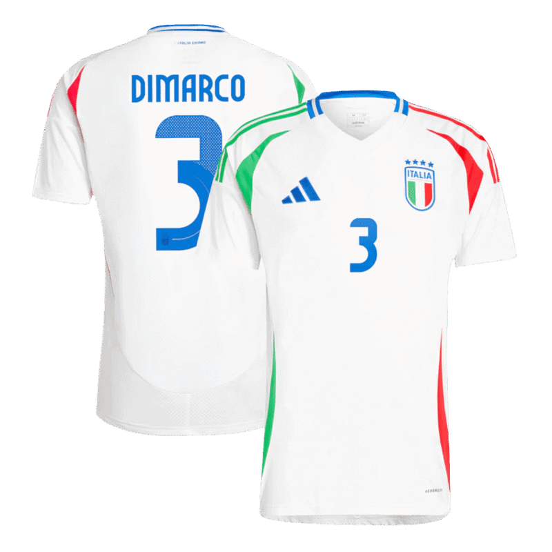 DIMARCO #3 Italy Away Soccer Jersey EURO 2024