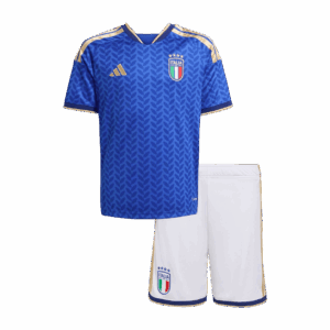 Kid's Italy Home Soccer Jersey Kit(Jersey+Shorts) 25/26 Blue