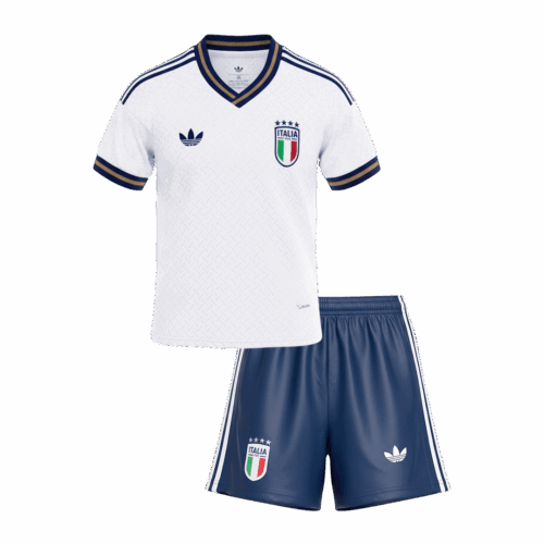 626792_1 Kid's Italy Away Soccer Jersey Kit(Jersey+Shorts) World Cup 2026 White